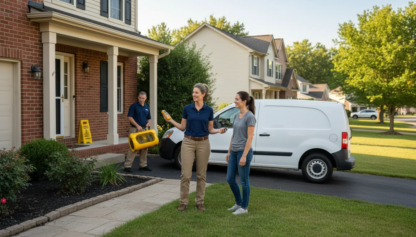 Water restoration image for Home Water Damage Repair in Maribel, WI